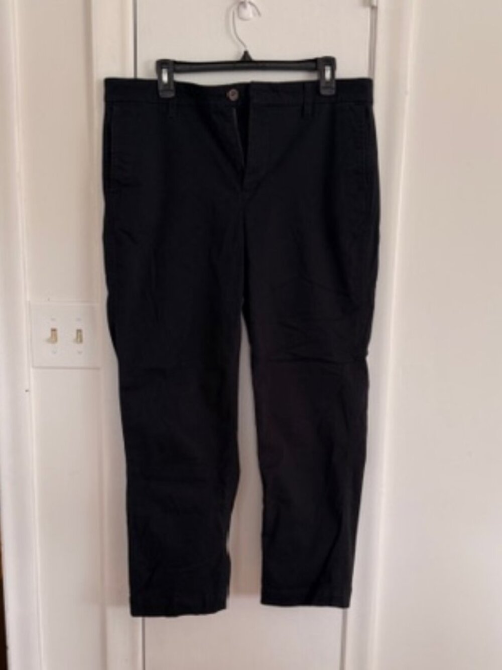 J.Crew High-Rise Girlfriend Chino Pants – Black – Women’s Size 14